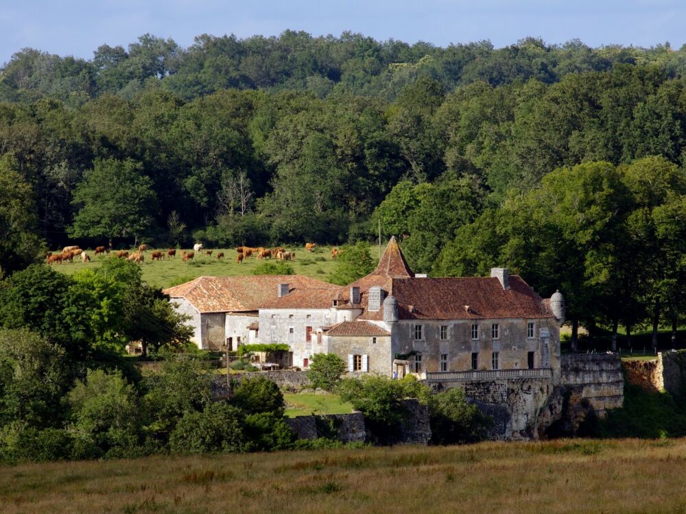 Château d'Aucors vue aéreinne