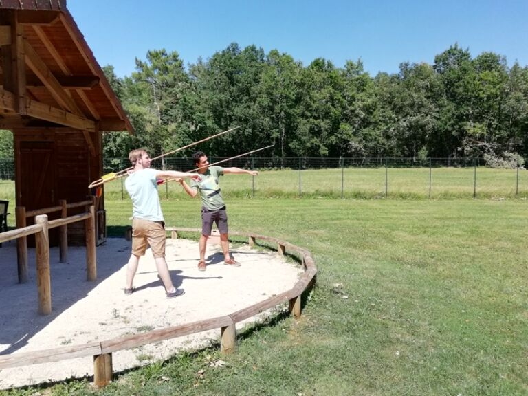 Tir au propulseur Grotte de Villars