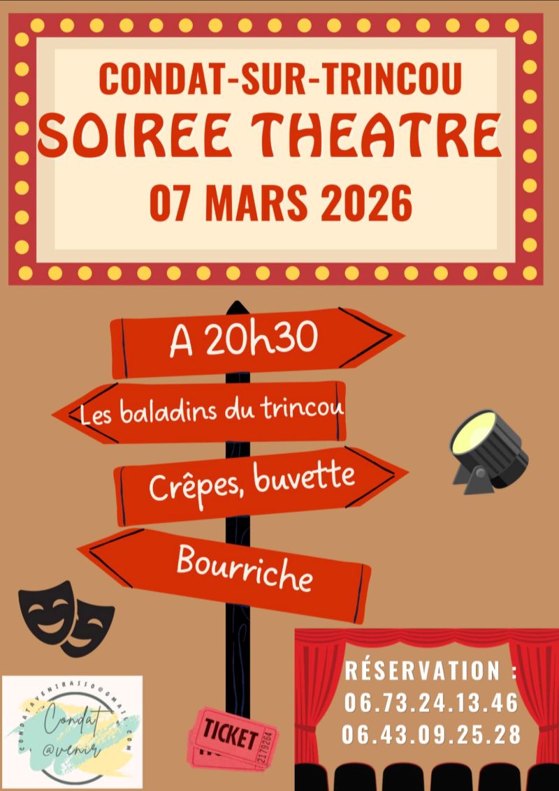 soirée théâtre 07.03.26
