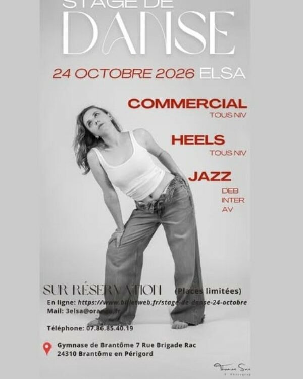 stage danse step danse 24 octobre 2026